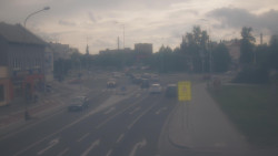 Křižovatka ulic Komenského a Velké Novosady