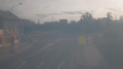 Křižovatka ulic Komenského a Velké Novosady