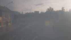 Křižovatka ulic Komenského a Velké Novosady