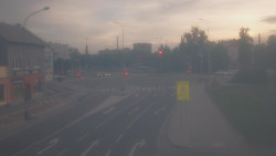 Křižovatka ulic Komenského a Velké Novosady
