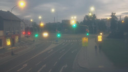 Křižovatka ulic Komenského a Velké Novosady