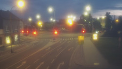 Křižovatka ulic Komenského a Velké Novosady