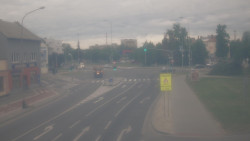 Křižovatka ulic Komenského a Velké Novosady