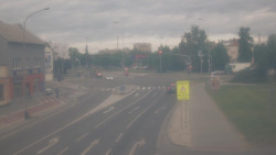 Křižovatka ulic Komenského a Velké Novosady