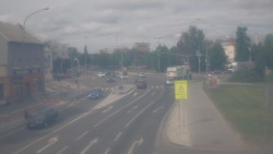 Křižovatka ulic Komenského a Velké Novosady