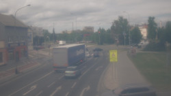 Křižovatka ulic Komenského a Velké Novosady