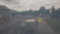 Křižovatka ulic Komenského a Velké Novosady