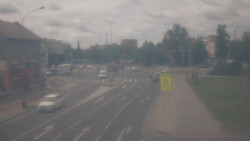 Křižovatka ulic Komenského a Velké Novosady