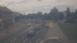 Křižovatka ulic Komenského a Velké Novosady