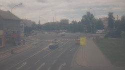 Křižovatka ulic Komenského a Velké Novosady