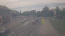 Křižovatka ulic Komenského a Velké Novosady