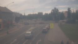 Křižovatka ulic Komenského a Velké Novosady