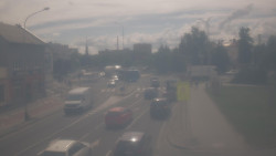 Křižovatka ulic Komenského a Velké Novosady