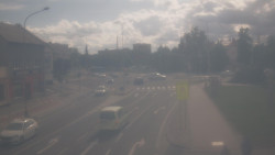Křižovatka ulic Komenského a Velké Novosady