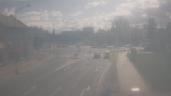 Křižovatka ulic Komenského a Velké Novosady