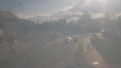 Křižovatka ulic Komenského a Velké Novosady