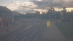Křižovatka ulic Komenského a Velké Novosady