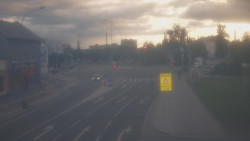Křižovatka ulic Komenského a Velké Novosady