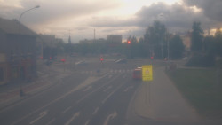 Křižovatka ulic Komenského a Velké Novosady