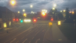 Křižovatka ulic Komenského a Velké Novosady