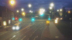 Křižovatka ulic Komenského a Velké Novosady