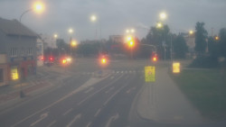 Křižovatka ulic Komenského a Velké Novosady