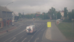Křižovatka ulic Komenského a Velké Novosady