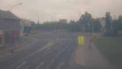 Křižovatka ulic Komenského a Velké Novosady