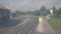 Křižovatka ulic Komenského a Velké Novosady