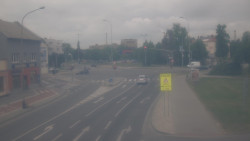 Křižovatka ulic Komenského a Velké Novosady
