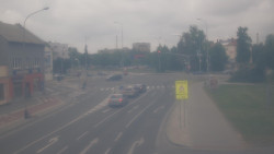Křižovatka ulic Komenského a Velké Novosady