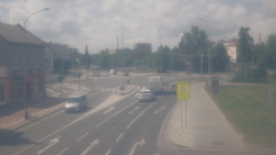 Křižovatka ulic Komenského a Velké Novosady