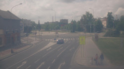 Křižovatka ulic Komenského a Velké Novosady