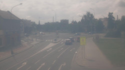 Křižovatka ulic Komenského a Velké Novosady