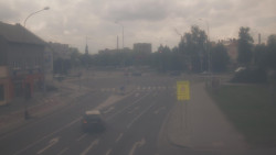 Křižovatka ulic Komenského a Velké Novosady