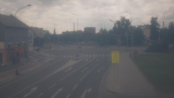 Křižovatka ulic Komenského a Velké Novosady