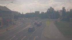 Křižovatka ulic Komenského a Velké Novosady
