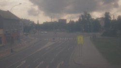 Křižovatka ulic Komenského a Velké Novosady