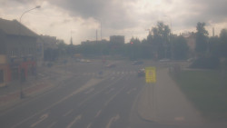 Křižovatka ulic Komenského a Velké Novosady