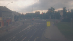 Křižovatka ulic Komenského a Velké Novosady