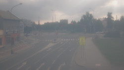 Křižovatka ulic Komenského a Velké Novosady