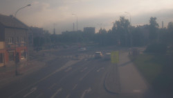 Křižovatka ulic Komenského a Velké Novosady