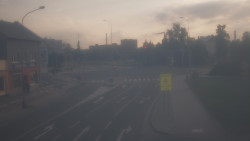 Křižovatka ulic Komenského a Velké Novosady