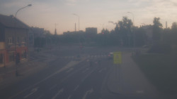 Křižovatka ulic Komenského a Velké Novosady