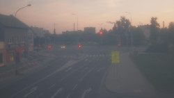 Křižovatka ulic Komenského a Velké Novosady