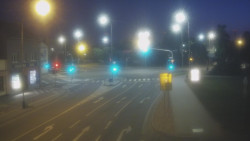 Křižovatka ulic Komenského a Velké Novosady