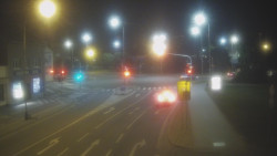 Křižovatka ulic Komenského a Velké Novosady