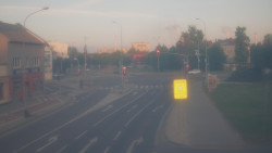 Křižovatka ulic Komenského a Velké Novosady