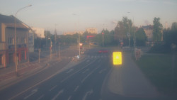 Křižovatka ulic Komenského a Velké Novosady