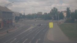 Křižovatka ulic Komenského a Velké Novosady